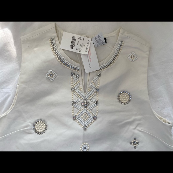 J Crew Girls White Sleeveless Dress Size 14 - Picture 5 of 5